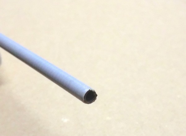 Bowdenzughülle, grau, innen 2,5mm , Meterpreis 0,80 EUR