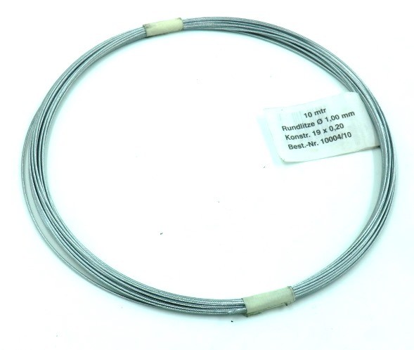 10 Meter Bowdenzuginnenkabel 1,0mm (GP 0,75EUR/m)