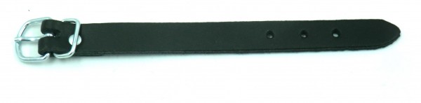Lederriemchen, schwarz