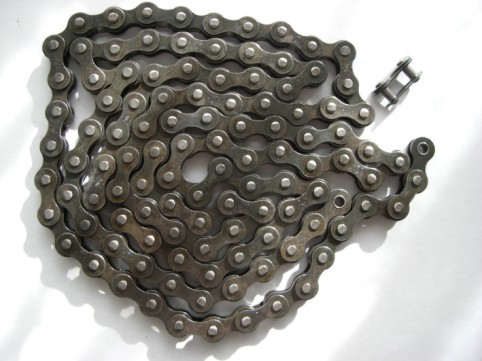 Fahrradkette mit Schloß, 112 Glieder