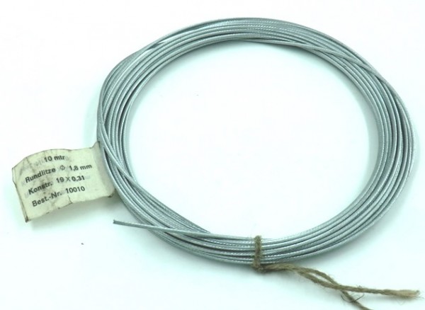 10 Meter Bowdenzuginnenkabel 1,8mm (GP 0,75EUR/m)
